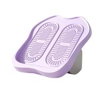 Angoily Stepper de Fitness Réglable pour Maison, Plateforme D’Exercice Compacte en Plastique Robuste, Appareil de Step Violet pour Tonification Jambes et Mollets, Outil Cardio