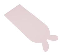 Angoily Sticker Tableau Blanc Autocollant Réutilisable Effaçable à Sec 101 X 41 Cm Forme Oreilles de Lapin Rose Pastel pour Bureau et École, Planificateur Mural Amovible Pâques, Feuille