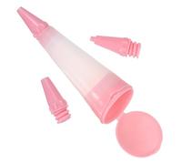 Angoily Stylo de Décoration pour Gâteaux en Silicone Rose Poche à Douille Réutilisable pour Glaçage Chocolat Confiture Outil Précis pour Cupcakes et Desserts Stylo à Pâtisserie DIY