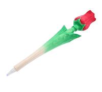 Angoily Stylo en Bois Sculpté à la Main de Rose Stylo Gel Neutre pour Écrire 1 Pièce Accessoire D’Écriture Élégant et Original