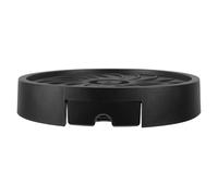 Angoily Support à Plantes Roulant Noir 26 Cm avec roulettes Pivotantes 360°, Plateau Amovible avec Bac Récupérateur d'eau, Chariot pour Jardinière D'intérieur et Extérieur, Soucoupe Ronde