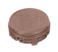 Angoily Support Bois pour Vase et Théière Socle Rond Bois de Poulet Piédestal Décoratif pour Maison Artisanat et Surface Lisse Adapté pour Pots de Fleurs et Objets Décoratifs