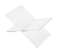 Angoily Support de Acrylique Transparent pour Cuisine Pupitre Détachable Polyvalent pour Cuisine Magazines et Manuels