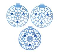 Angoily Support De Berceau pour Pastèque en Plastique Bleu 3 Pièces Jardin Potager Anti-pourriture Circulation D’air des Fruits