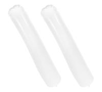 Angoily Support de Botte Gonflable Haut 50cm en PVC Blanc, Lot | Insert pour Bottes Droites et Genou, Rangement Vertical, Format Portable, Usage Boutique et Voyage