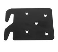Angoily Support de Cadre de Lit Noir en Fer Crochet Plat Robuste pour Fixation Facile Accessoire Polyvalent pour Barrières de Lit