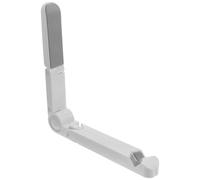 Angoily Support de Disque Vinyle Pliable Blanc 12 Pouces en Plastique Réglable Multi-Positions Porte-Disque Vinyle Compact pour Rangement et Présentation au Bureau Maison ou