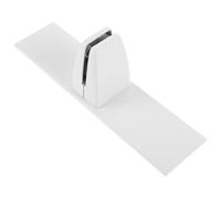 Angoily Support de Fixation Vertical en Alliage D'aluminium pour Séparateur de Bureau 4-20 Mm, Clip de Panneau Blanc Autocollant, Pince de Séparation Réglable pour Cloison de Bureau -