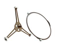 Angoily Support de Plateau Tournant pour Micro-ondes, 2 Pièces, Plastique Résistant, Stable et Compatible, Accessoires pour Cuisson Uniforme et Fiable