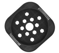 Angoily Support de Réservoir de Gaz Rond 1pc en Plastique roulettes Universelles Portable Facile à Déplacer Cuisine Familiale