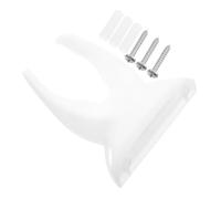 Angoily Support De Scanner en Plastique Blanc, Fixation Murale Compacte, Compatible Lecteurs De Codes-Barres, Dispositif De Montage Stable pour Usage Bureau Professionnel
