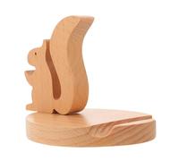 Angoily Support de téléphone de Bureau en Bois Massif Tablet Stand pour Le Bureau Stand de téléphone Support pour Smartphone Khaki