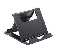 Angoily Support de Téléphone Pliable Portable Support de Bureau Multi Angle pour Smartphones et et Durable Noir