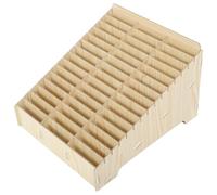 Angoily Support de téléphone portable à 45 emplacements, boîte de rangement | Organiseur de téléphone à 45 emplacements en érable - 36 x 31,3 x 23 cm - Pour salles de classe, salles de réunion