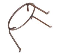 Angoily Support De Wok Portable en Métal Réutilisable pour Camping Et Barbecue en Plein Air, Petit Trépied Rond en Acier, Accessoire Stable Et Amovible pour Pot Extérieur, Randonnée Et Pique-niques