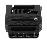 Angoily Support en L Pliable pour Appareil Photo à Dégagement Rapide en Alliage d'Aluminium Fixation 1/4 Orientation Horizontale et Verticale Accessoire Stable pour Trépied Usage