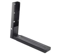 Angoily Support Mural Pliable Acier pour Micro Ondes Rack Double Robuste Étagère Murale Gain de Place pour Cuisine