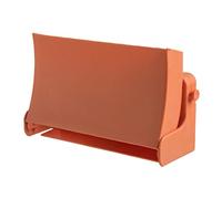 Angoily Support Mural Pliable pour Porte en Plastique Orange, Étagère à Chaussures en Espace pour L'entrée ou Derrière la Porte