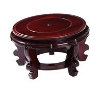 Angoily Support pour Pot de Fleurs Bois Massif Socle Stable pour Plantes Vase Aquarium et Objets Art Plateau Rond Résistant Jusqu pour Décoration Intérieure