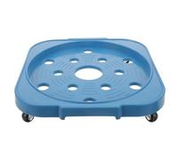 Angoily Support Robuste pour Réservoir Gaz Inoxydable Mobile en Acier de Roues Pivotantes, Plateau et Lourds, Rangement Pratique Plusieurs Styles pour Bouteilles Pots Cuisine