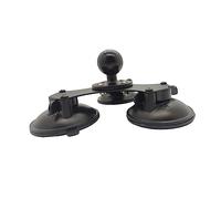 Angoily Support Ventouse Triple à Fixation Pare-Brise avec Rotule Ajustable pour Téléphone Et GPS Base Ventouse Stable pour Vitre Fenêtre Charge