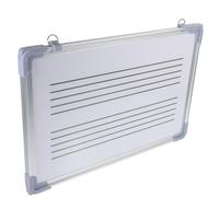 Angoily Tableau Blanc Effaçable à Sec avec Lignes Musicales Double Face Magnétique Cadre Aluminium Solide pour Apprentissage et Enseignement Musique Couleur Aléatoire Couleur Aléatoire