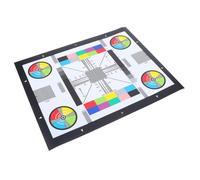 Angoily Tableau D’Étalonnage pour Objectifs de Vidéosurveillance Mire de Test de Mise au Point 40X30 CM Autocollant Résistant Outil Professionnel pour Calibration et Réglage Précis des