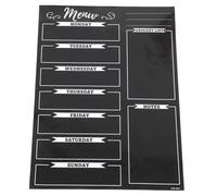 Angoily Tableau Magnétique Effaçable pour Réfrigérateur Ardoise Lisse Réutilisable pour Planning Hebdomadaire Menu Cuisine et de Courses Organiseur Maison et Bureau