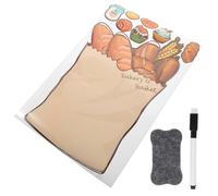 Angoily Tableau Magnétique Effaçable pour Réfrigérateur Planificateur de Planning Tableau Mémo Autocollant Réutilisable pour Listes et Rappels Familiaux