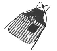 Angoily Tablier de Coiffeur Imperméable en Polyester avec Poche Taille Unique Équipement Professionnel pour Barbier Homme Tablier de Coupe de Cheveux Léger et Résistant Usage Salon de