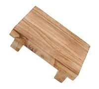 Angoily Tabouret Bois Brûlé pour Décoration Rustique Support Stable pour Plantes Objets Décoratifs et Plateau de Cuisine Finition Naturelle Meuble d'Appui Polyvalent Intérieur