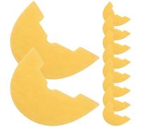 Angoily Talonnette Adhésive en Caoutchouc Antidérapante pour Réparation de Semelles de Chaussures, Lot de 5 Paires Taille 38-39, pour Chaussures de Sport et Basket