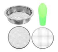Angoily Tamis de Sol de Jardin en Acier Inoxydable, Maille 3/6/9 MM | Crible à Maille Amovible, Poignée Confortable, Nettoyage Facile, Pelle, pour Jardinage et Aménagement