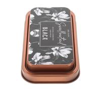 Angoily Tampon Encreur Pigmenté Noir à Séchage Rapide avec Boîte en Fer Rétro, Lavable et Compact, pour Scrapbooking, Loisirs Créatifs, Timbres Caoutchouc et Projets Artistiques sur