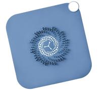 Angoily Tapis de Siphon de Sol en Silicone Bleu Antibuée Couvercle Filtrant Étanche pour Évacuation la Cuisine et Salle de Bain Accessoire Coupe-Odeur Solide et Adaptable