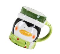 Angoily Tasse à Café en Céramique Poignée Mug de Noël Pingouin 350 Ml Mug pour Boissons Chaudes et Froides pour Présents et Usage Quotidien
