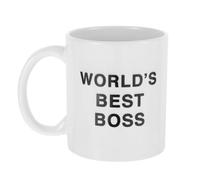 Angoily Tasse à Lait En Céramique Meilleure Tasse De Patron Tasses De Chocolat Chaud Tasse Dunder Mifflin Tasses à Expresso En Céramique Tasses à Boire Voyage Unique Boissons Blanche