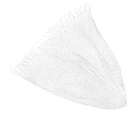 Angoily Tête D'épuisette de Pêche en Nylon Tissé à Main, Filet Blanc | Maille Fine Résistante à L'usure, pour Rivière et Lac, Ne Raye Pas les Poissons