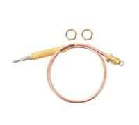 Angoily Thermocouple à Gaz Fileté 600 Mm pour Barbecue et Chauffage Extérieur, Capteur Thermocouple Haute Température, Accessoire Compatible Cheminée et Brasero, Pièce de Rechange Fiable