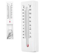 Angoily Thermomètre Mural Décoratif Intérieur Extérieur Cache-clés Dissimulé, Affichage Vertical Celsius Fahrenheit, Robuste, pour Maison et Jardin