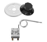 Angoily Thermostat Réglable 30-110°c pour Radiateur Électrique Convecteur, Interrupteur de Contrôle Bouton Rotatif, Régulateur de Température pour Chauffage Plinthe, Accessoire