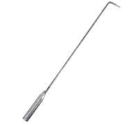 Angoily Tisonnier pour Foyers Extérieurs 53 Cm en Acier, Outil Polyvalent pour Barbecue et Camping, Crochet Pratique pour Charbon, Usage Intérieur et Extérieur, Équipement Solide pour Feu de Camp