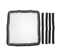 Angoily Toile de Toit RV pour Lanterneau 16x16 Pouces, Noire | Maille Respirante Haute Densité, Pose Facile et Ajustement, pour Camping de Nuit et Voyages Extérieurs