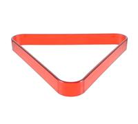 Angoily Triangle de Billard Rouge en PC, Support Triangulaire Robuste | Boules de Billard Pool, Organise les Billes, Usage Maison ou Club, Accessoire de Table