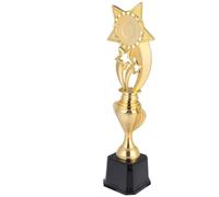 Angoily Trophée en Abs Doré D'étoile à Cinq Branches pour Récompenses de Concours, Prix Créatif et Élégant pour Garçon et Filles en Classe ou Fête Réutilisable
