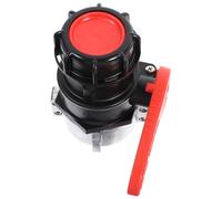 Angoily Vanne de Vidange IBC avec Joint Silicone Étanche Adaptateur Robuste pour Cuve Chimique et Réservoir Liquide Raccord Tuyau Arrosage Fiable et Facile à Utiliser