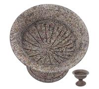 Angoily Vase Rustique Vintage en Fer Forgé 18 CM - Cache-Pot Décoratif pour Fleurs Séchées et Arrangements Floraux - Vase Urne Rétro Français pour Décoration de Table et Mariage