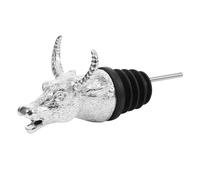 Angoily Verseur à Vin Animaux en Alliage de Zinc Bouchon en Silicone Adaptable Aérateur de Vin Pratique et Décoratif et Spiritueux pour Dégustation et Fêtes