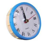 Angoily Vintage Quartz Clock Insert Round Head With Frame And Dial Silent Roman Numerals For Diy Crafts And Clock Repair Battery Not Included