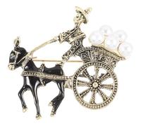 Angoily Vintage Style Baroque en Alliage de Zinc pour Mariage et Sortie Entre Amis, Accessoire Délicat pour Femme Décorative et Élégante